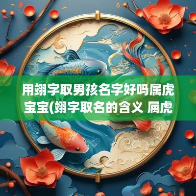 用翊字取男孩名字好吗属虎宝宝(翊字取名的含义 属虎)