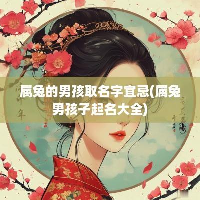 属兔的男孩取名字宜忌(属兔男孩子起名大全)