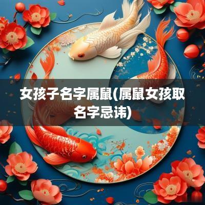 女孩子名字属鼠(属鼠女孩取名字忌讳)