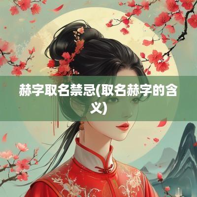 赫字取名禁忌(取名赫字的含义)