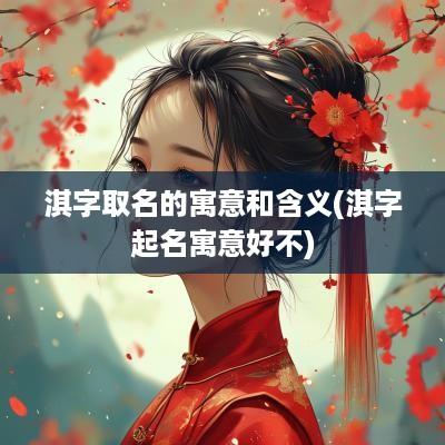 淇字取名的寓意和含义(淇字起名寓意好不)