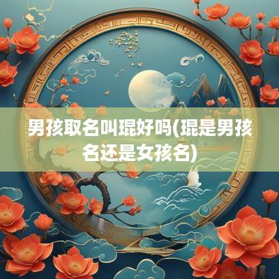 男孩取名叫琨好吗(琨是男孩名还是女孩名)