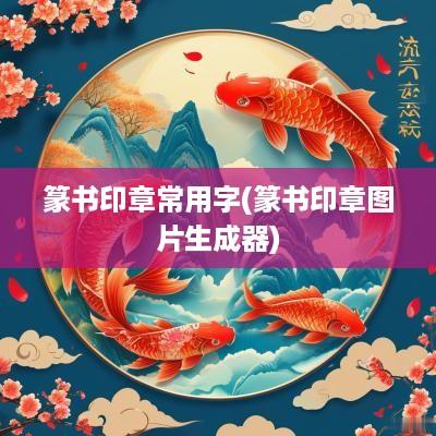 篆书印章常用字(篆书印章图片生成器)