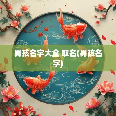 男孩名字大全 取名(男孩名字)