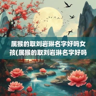属猴的取刘岩琳名字好吗女孩(属猴的取刘岩琳名字好吗男孩)