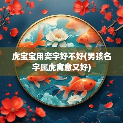 虎宝宝用奕字好不好(男孩名字属虎寓意又好)