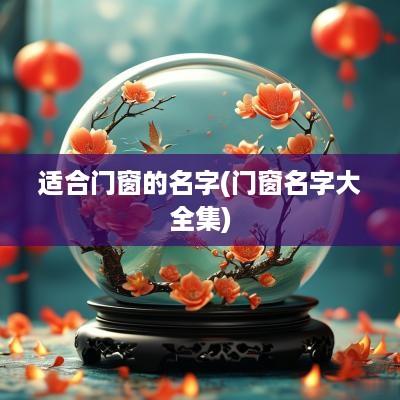 适合门窗的名字(门窗名字大全集)