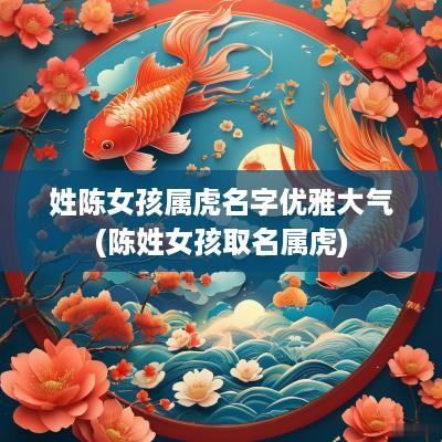 姓陈女孩属虎名字优雅大气(陈姓女孩取名属虎)