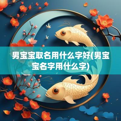 男宝宝取名用什么字好(男宝宝名字用什么字)