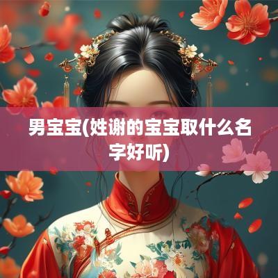 男宝宝(姓谢的宝宝取什么名字好听)