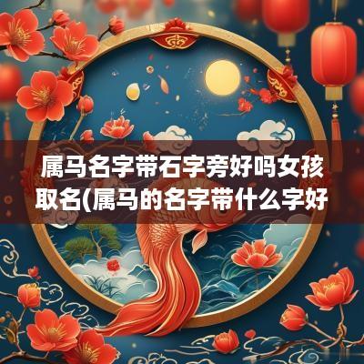 属马名字带石字旁好吗女孩取名(属马的名字带什么字好 最忌讳什么)