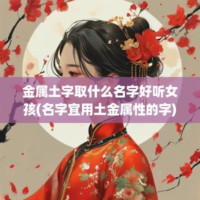 金属土字取什么名字好听女孩(名字宜用土金属性的字)