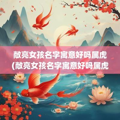 敞亮女孩名字寓意好吗属虎(敞亮女孩名字寓意好吗属虎人)