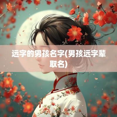 远字的男孩名字(男孩远字辈取名)