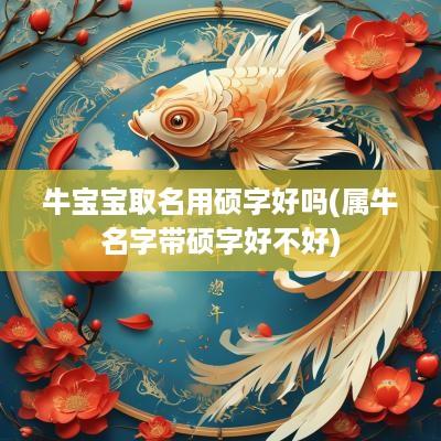 牛宝宝取名用硕字好吗(属牛名字带硕字好不好)