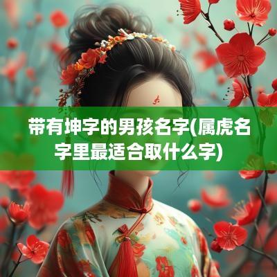 带有坤字的男孩名字(属虎名字里最适合取什么字)