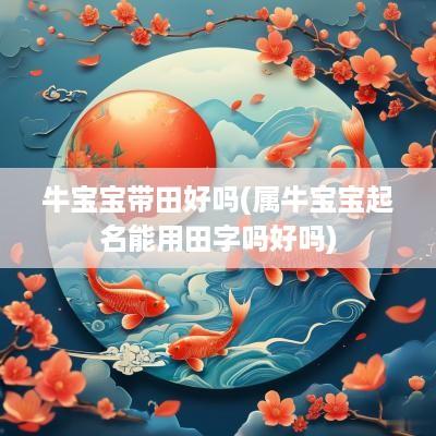 牛宝宝带田好吗(属牛宝宝起名能用田字吗好吗)