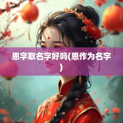 恩字取名字好吗(恩作为名字)