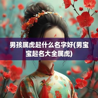 男孩属虎起什么名字好(男宝宝起名大全属虎)