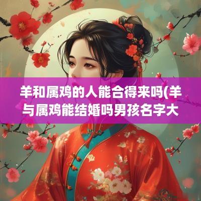 羊和属鸡的人能合得来吗(羊与属鸡能结婚吗男孩名字大全)