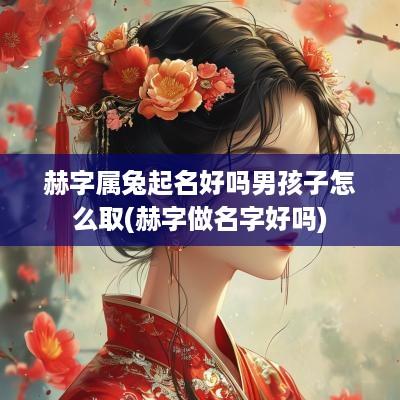 赫字属兔起名好吗男孩子怎么取(赫字做名字好吗)