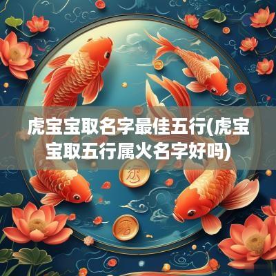 虎宝宝取名字最佳五行(虎宝宝取五行属火名字好吗)