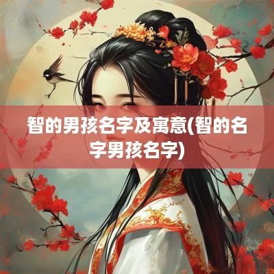 智的男孩名字及寓意(智的名字男孩名字)
