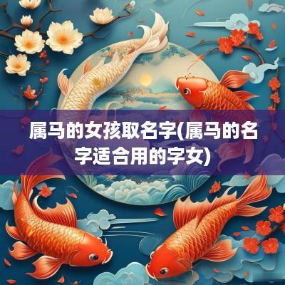 属马的女孩取名字(属马的名字适合用的字女)