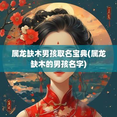 属龙缺木男孩取名宝典(属龙缺木的男孩名字)
