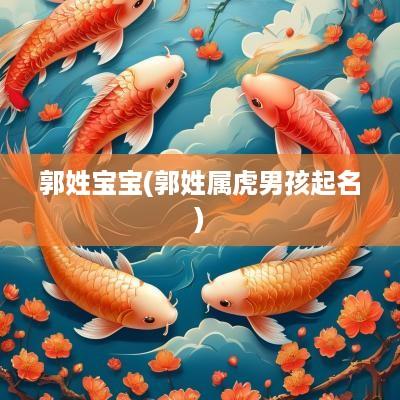 郭姓宝宝(郭姓属虎男孩起名)
