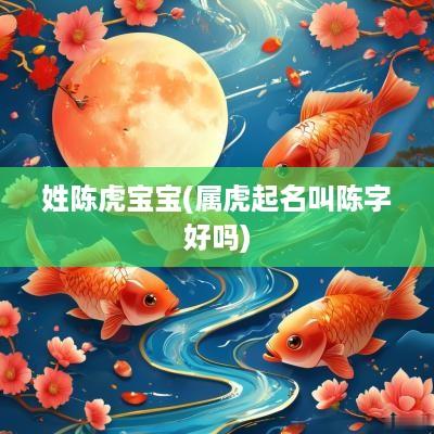 姓陈虎宝宝(属虎起名叫陈字好吗)