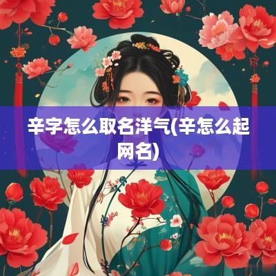 辛字怎么取名洋气(辛怎么起网名)