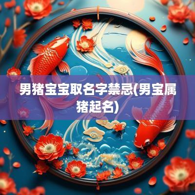 男猪宝宝取名字禁忌(男宝属猪起名)