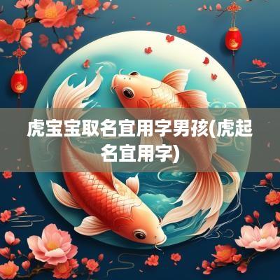 虎宝宝取名宜用字男孩(虎起名宜用字)