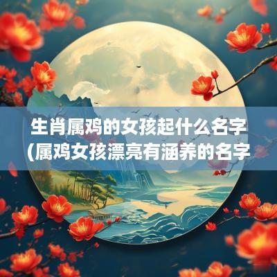 生肖属鸡的女孩起什么名字(属鸡女孩漂亮有涵养的名字)