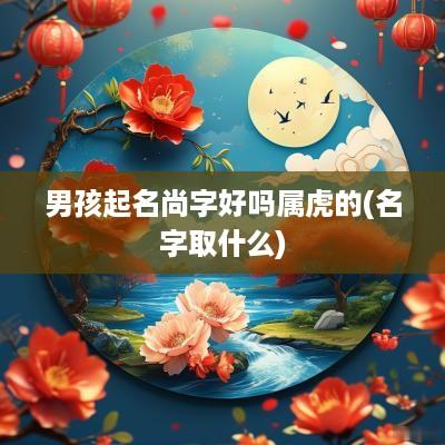 男孩起名尚字好吗属虎的(名字取什么)