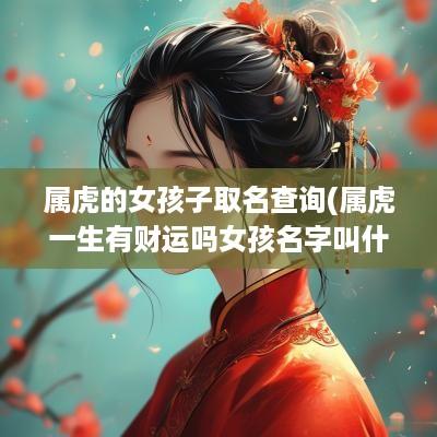 属虎的女孩子取名查询(属虎一生有财运吗女孩名字叫什么)