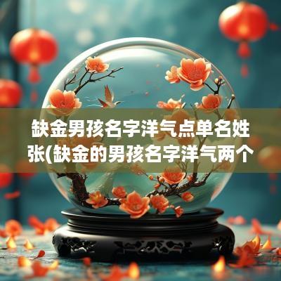 缺金男孩名字洋气点单名姓张(缺金的男孩名字洋气两个字)