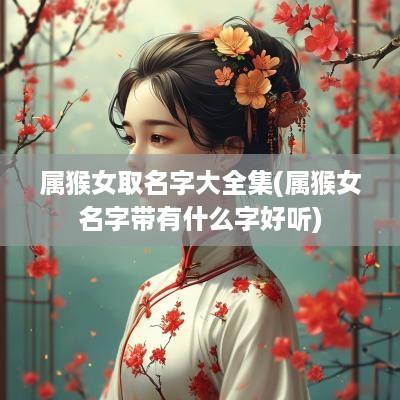 属猴女取名字大全集(属猴女名字带有什么字好听)