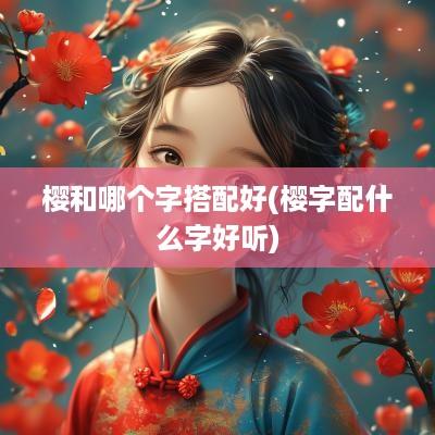 樱和哪个字搭配好(樱字配什么字好听)