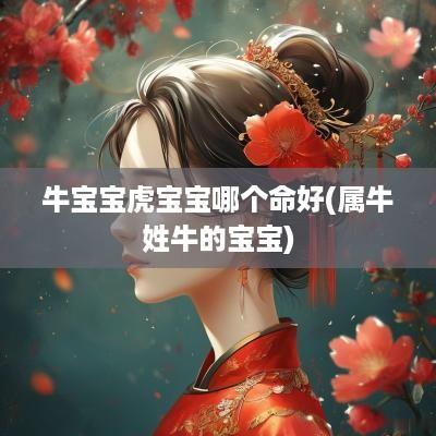 牛宝宝虎宝宝哪个命好(属牛姓牛的宝宝)