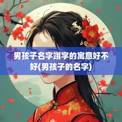 男孩子名字翊字的寓意好不好(男孩子的名字)