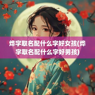 烨字取名配什么字好女孩(烨字取名配什么字好男孩)