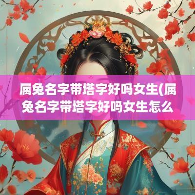 属兔名字带塔字好吗女生(属兔名字带塔字好吗女生怎么取)