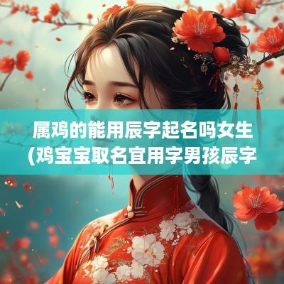 属鸡的能用辰字起名吗女生(鸡宝宝取名宜用字男孩辰字意义)