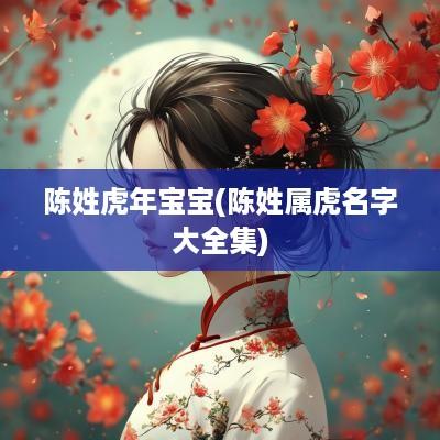 陈姓蛇年宝宝(陈姓属虎名字大全集)