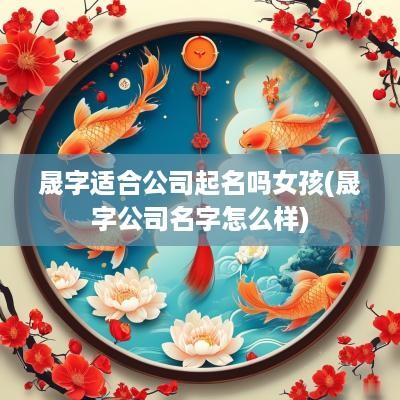 晟字适合公司起名吗女孩(晟字公司名字怎么样)