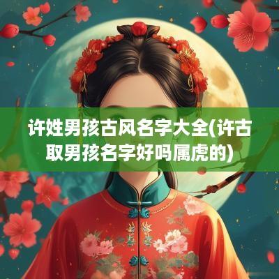许姓男孩古风名字大全(许古取男孩名字好吗属虎的)