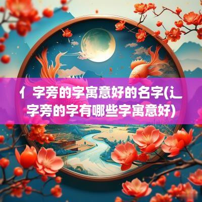 亻字旁的字寓意好的名字(辶字旁的字有哪些字寓意好)