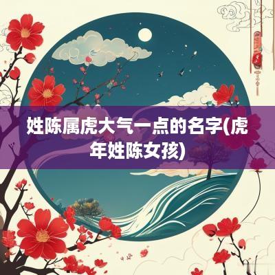 姓陈属虎大气一点的名字(蛇年姓陈女孩)